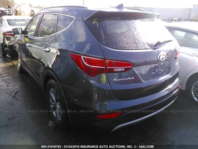 5XYZU3LB7FG263535 - 2015 HYUNDAI SANTA FE SPORT  BLACK photo 3