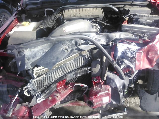 1J4RG4GK8AC153625 - 2010 JEEP COMMANDER SPORT Կարմիր լուսանկար 10