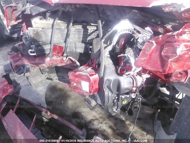 1J4RG4GK8AC153625 - 2010 JEEP COMMANDER SPORT Կարմիր լուսանկար 6