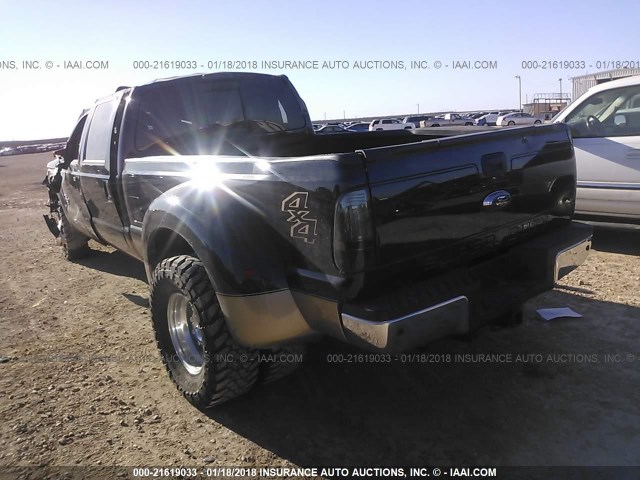 1FT8W3DT1EEA57714 - 2014 FORD F350 SUPER DUTY BLACK photo 3