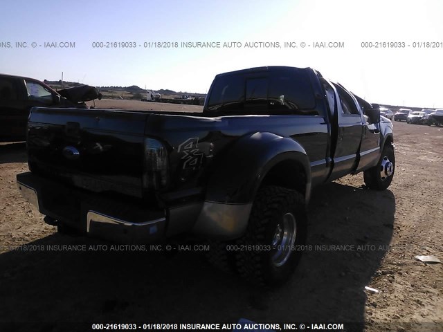 1FT8W3DT1EEA57714 - 2014 FORD F350 SUPER DUTY BLACK photo 4