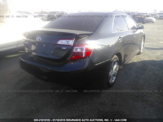 4T1BF1FK6EU764744 - 2014 TOYOTA CAMRY L/SE/LE/XLE 绿色 照片 4