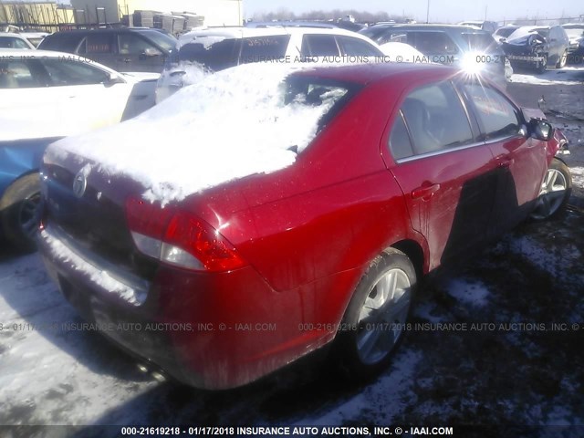 3MEHM0HA6AR614829 - 2010 MERCURY MILAN RED photo 4