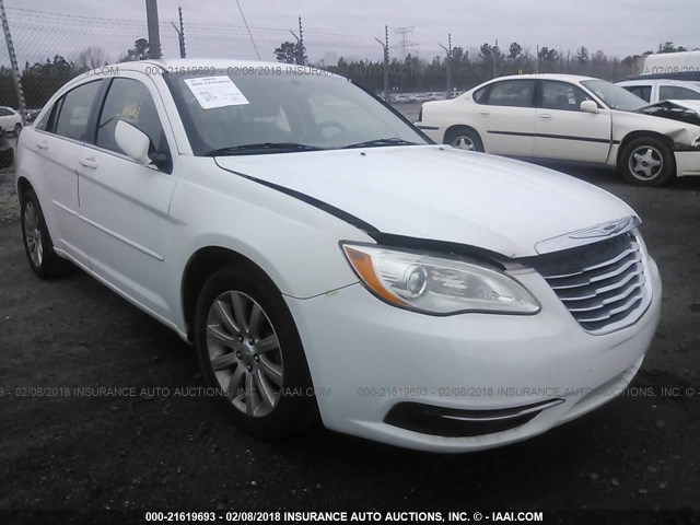 1C3CCBBB0CN154962 - 2012 CHRYSLER 200 TOURING WHITE photo 1