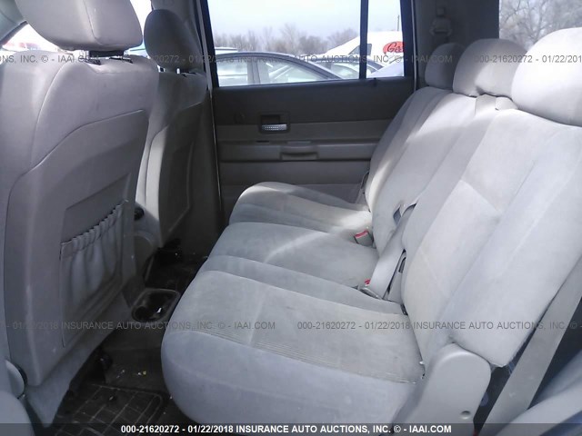 1D4HB48N36F136068 - 2006 DODGE DURANGO SLT WHITE photo 8