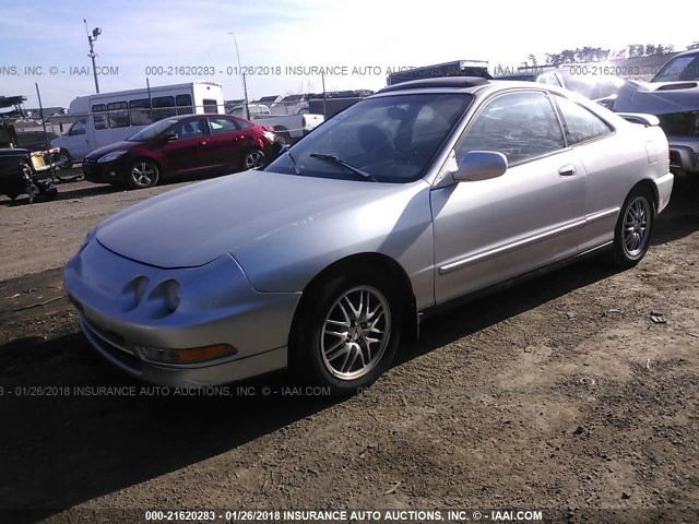 JH4DC4462VS001210 - 1997 ACURA INTEGRA GS/LS SILVER photo 2