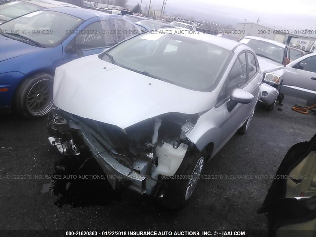 3FADP4AJXFM158661 - 2015 FORD FIESTA S SILVER photo 2