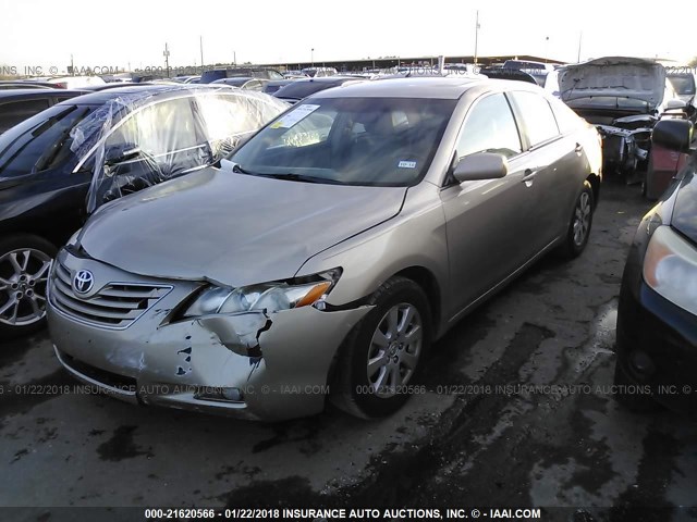 4T1BE46K57U002318 - 2007 TOYOTA CAMRY NEW GENERAT CE/LE/XLE/SE GOLD photo 2