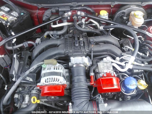 JF1ZNAA18D1731576 - 2013 TOYOTA SCION FR-S RED photo 10