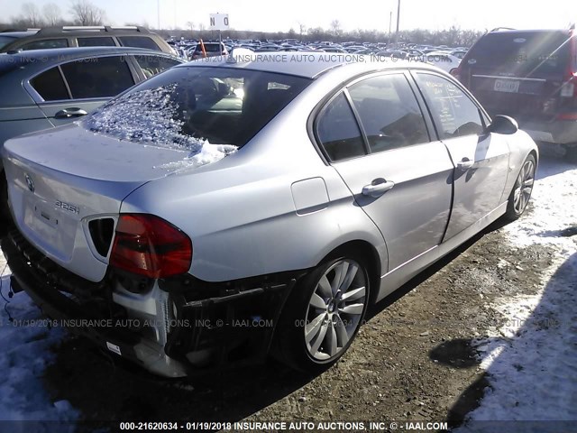 WBAVB17546NK35260 - 2006 BMW 325 I AUTOMATIC SILVER photo 4