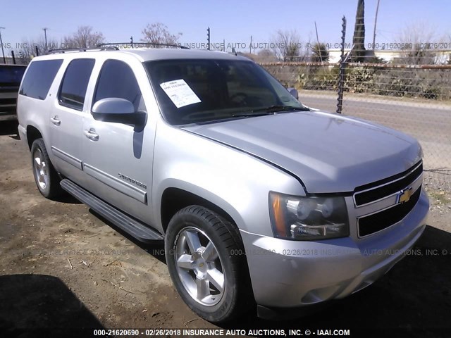 1GNUKJE30AR104190 - 2010 CHEVROLET SUBURBAN K1500 LT SILVER photo 1