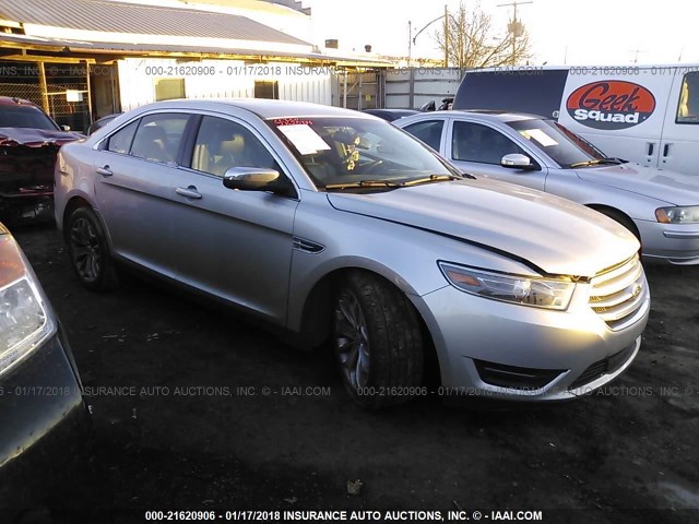 1FAHP2F80DG206378 - 2013 FORD TAURUS LIMITED SILVER photo 1