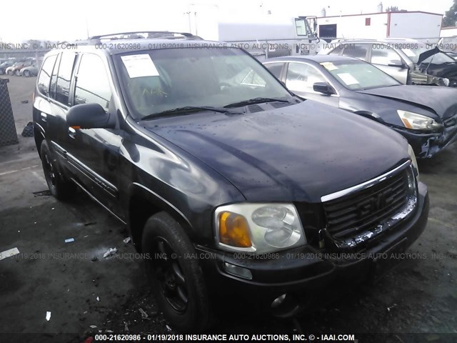 1GKDS13S832399204 - 2003 GMC ENVOY BLACK photo 1