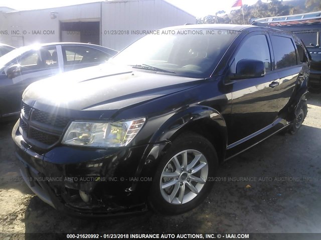 3C4PDCBG5ET115539 - 2014 DODGE JOURNEY SXT BLACK photo 2