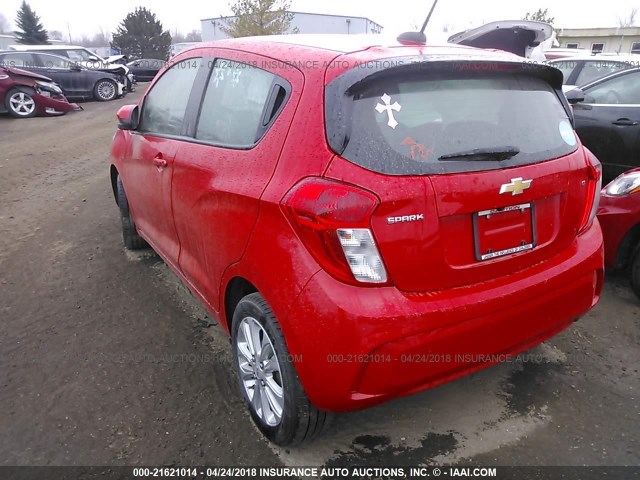 KL8CD6SA5GC602131 - 2016 CHEVROLET SPARK 1LT RED photo 3