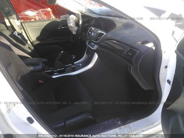 1HGCR2F56FA248971 - 2015 HONDA ACCORD SPORT WHITE photo 5