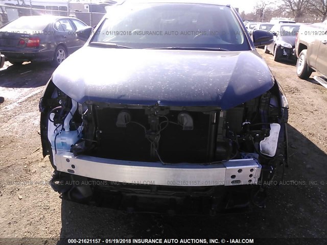 5TDJKRFH8GS322148 - 2016 TOYOTA HIGHLANDER XLE შავი ფოტო 6