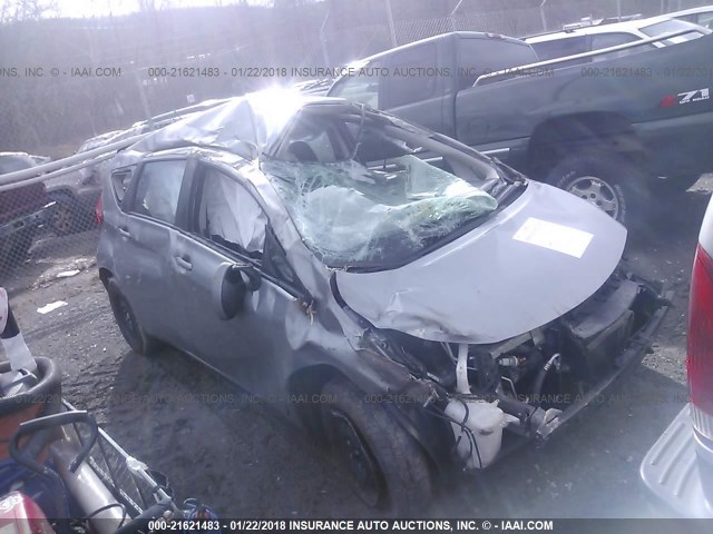 3N1CE2CP0FL403820 - 2015 NISSAN VERSA NOTE S/S PLUS/SV/SL/SR SILVER photo 1