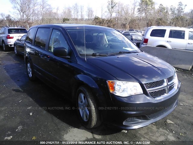 2C4RDGBG6DR762324 - 2013 DODGE GRAND CARAVAN SE GRAY photo 1