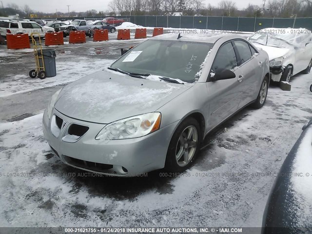 1G2ZG57N684196374 - 2008 PONTIAC G6 SE SILVER photo 2