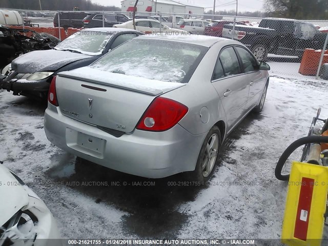 1G2ZG57N684196374 - 2008 PONTIAC G6 SE SILVER photo 4