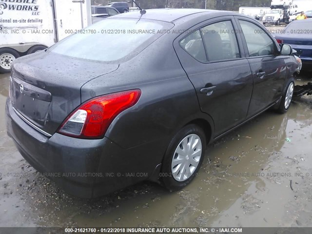 3N1CN7AP3FL892892 - 2015 NISSAN VERSA S/S PLUS/SV/SL GRAY photo 4