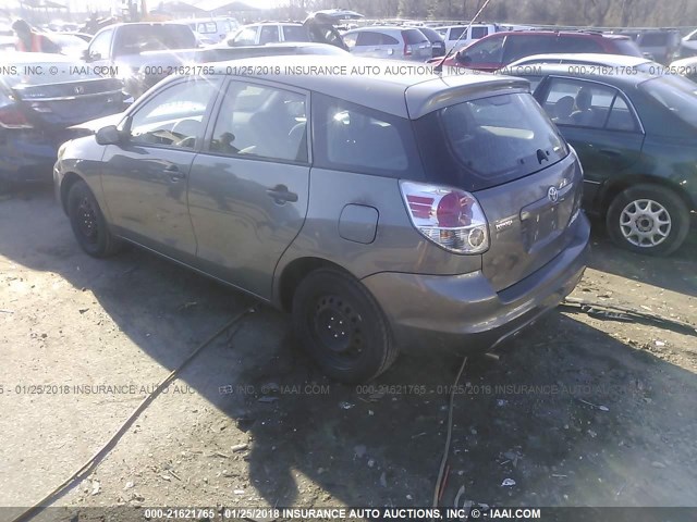 2T1KR32E96C582624 - 2006 TOYOTA COROLLA MATRIX XR GRAY photo 3