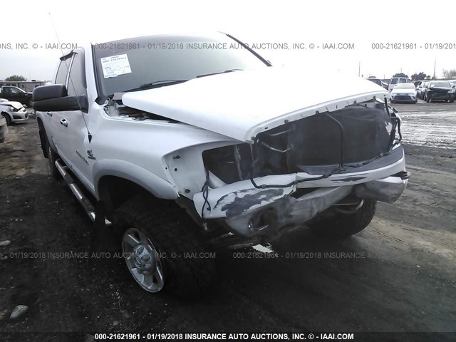 3D7LX39C86G157969 - 2006 DODGE RAM 3500 WHITE photo 6