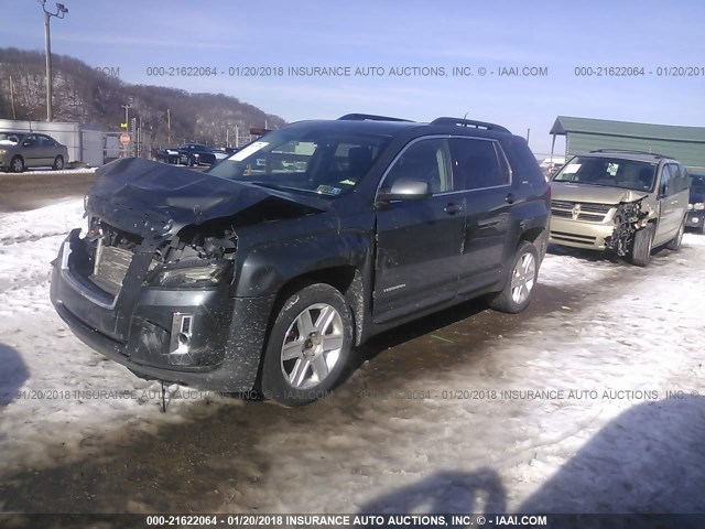 2CTFLTE50B6213536 - 2011 GMC TERRAIN SLE GRAY photo 2