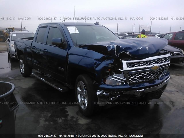 1GCRCREC7FZ234467 - 2015 CHEVROLET SILVERADO C1500 LT BLUE photo 1