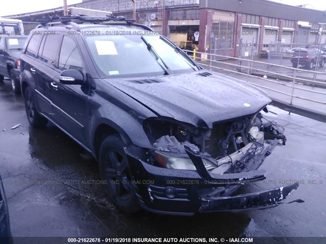 4JGBF71E47A108745 - 2007 MERCEDES-BENZ GL 450 4MATIC BLACK photo 1