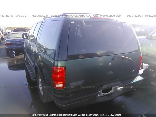 1FMPU16L3YLA21098 - 2000 FORD EXPEDITION XLT GREEN photo 3