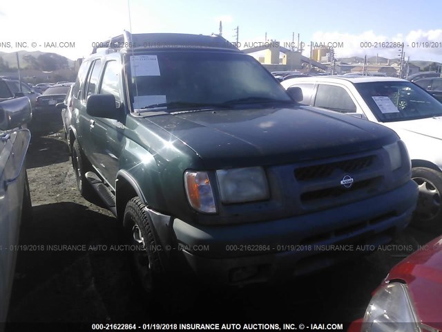 5N1ED28Y2YC598825 - 2000 NISSAN XTERRA XE/SE GREEN photo 1