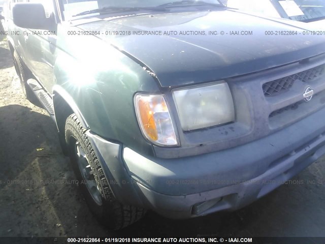 5N1ED28Y2YC598825 - 2000 NISSAN XTERRA XE/SE GREEN photo 6