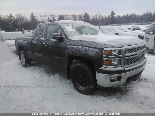 1GCVKREC4EZ409693 - 2014 CHEVROLET SILVERADO K1500 LT BLACK photo 1