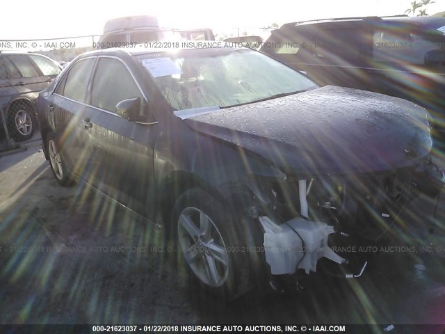 4T1BF1FK0DU703713 - 2013 TOYOTA CAMRY L/SE/LE/XLE BLACK photo 1
