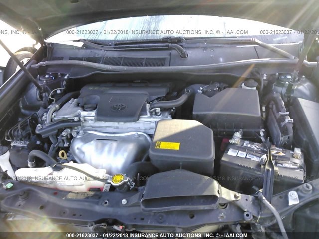 4T1BF1FK0DU703713 - 2013 TOYOTA CAMRY L/SE/LE/XLE BLACK photo 10