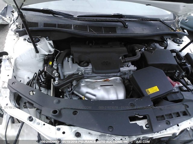 4T1BF1FK8EU810218 - 2014 TOYOTA CAMRY L/SE/LE/XLE 白色 照片 10