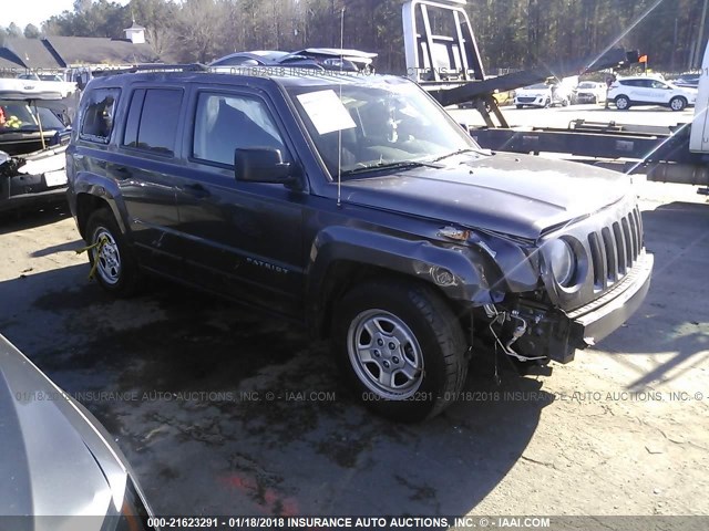 1C4NJPBA4HD134516 - 2017 JEEP PATRIOT SPORT GRAY photo 1