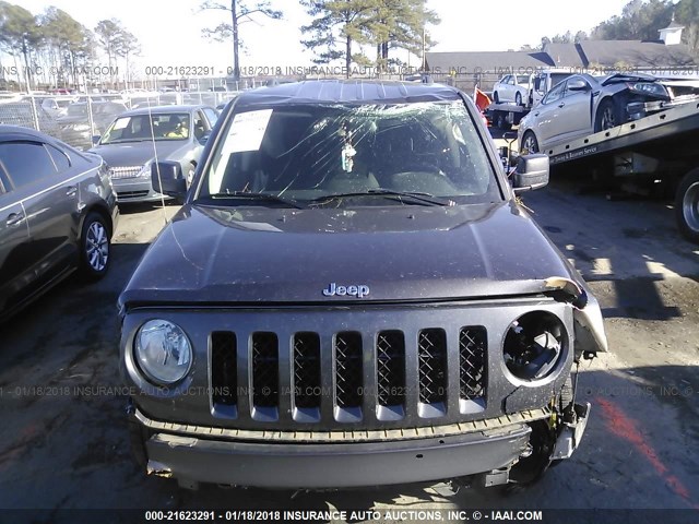 1C4NJPBA4HD134516 - 2017 JEEP PATRIOT SPORT GRAY photo 6