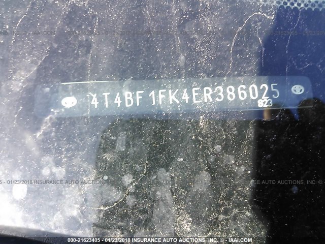 4T4BF1FK4ER386025 - 2014 TOYOTA CAMRY L/SE/LE/XLE 白色 照片 9