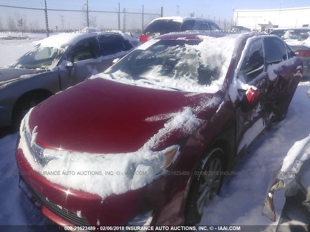 4T4BF1FK8CR195236 - 2012 TOYOTA CAMRY SE/LE/XLE Қызыл фото 6