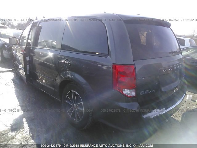 2C4RDGEG9GR223972 - 2016 DODGE GRAND CARAVAN R/T GRAY photo 3