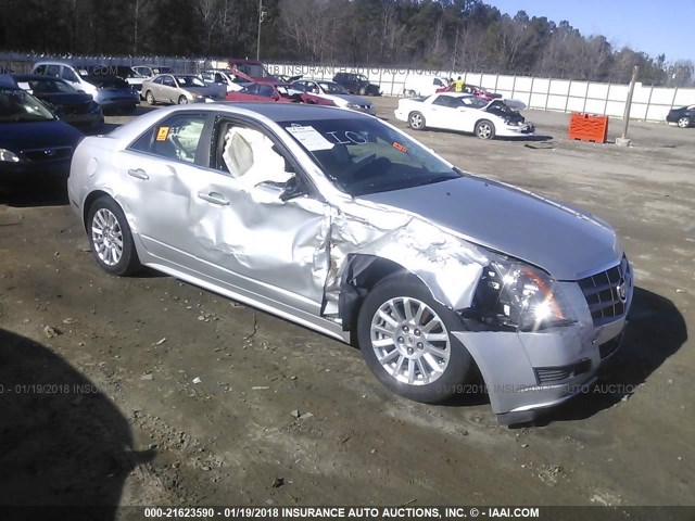 1G6DA5EG2A0107363 - 2010 CADILLAC CTS SILVER photo 1