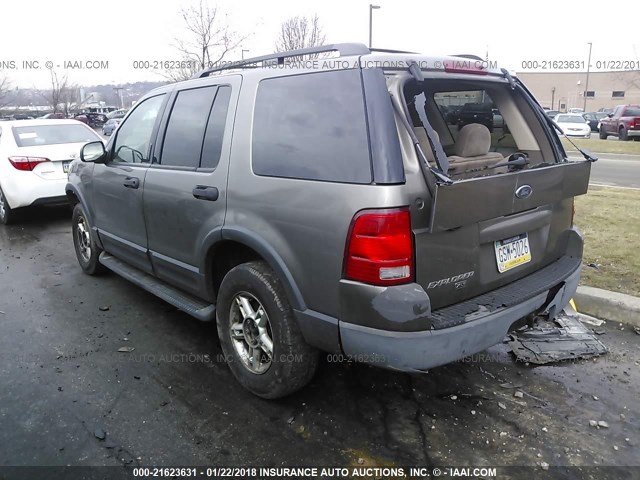 1FMZU73K13ZB59607 - 2003 FORD EXPLORER XLT/XLT SPORT/NBX BROWN photo 3