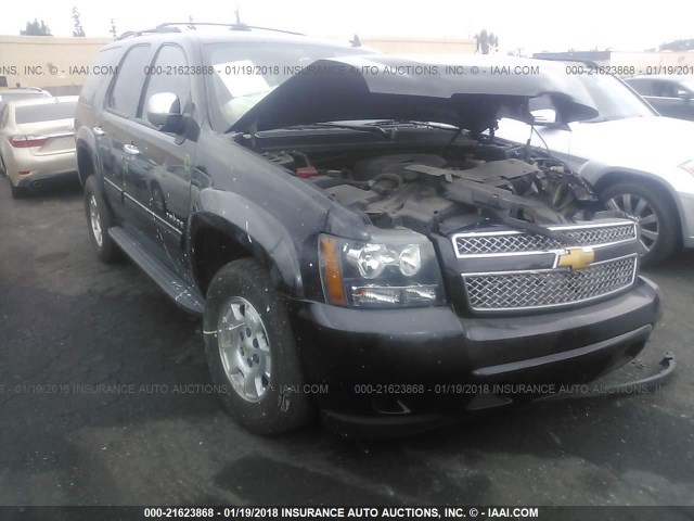 1GNSCAE09DR149692 - 2013 CHEVROLET TAHOE C1500  LS BLACK photo 1