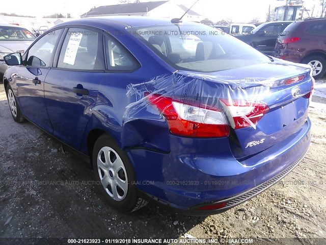 1FAHP3E28CL251822 - 2012 FORD FOCUS S BLUE photo 6