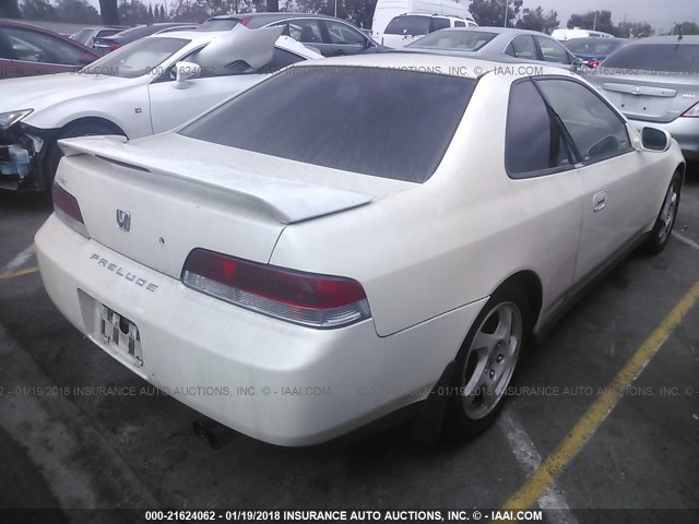 JHMBB6247YC001967 - 2000 HONDA PRELUDE WHITE photo 4