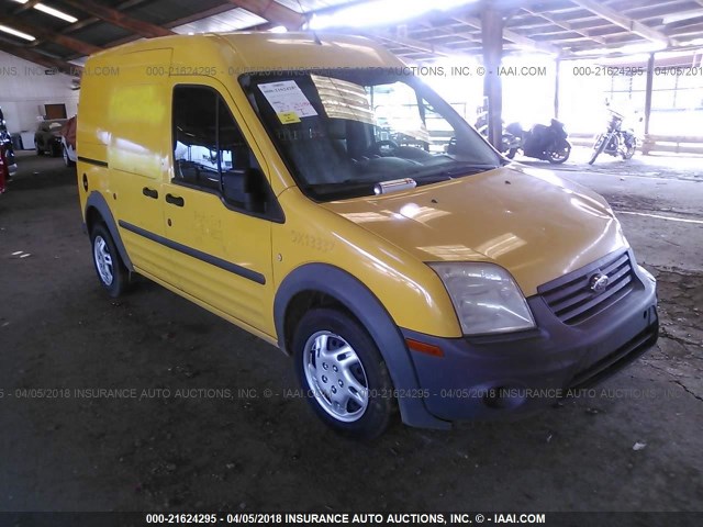 NM0LS7AN5DT158281 - 2013 FORD TRANSIT CONNECT XL YELLOW photo 1