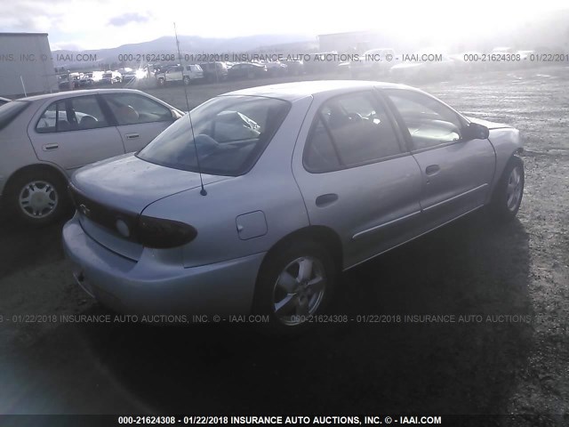 1G1JF52F347285347 - 2004 CHEVROLET CAVALIER LS SILVER photo 4